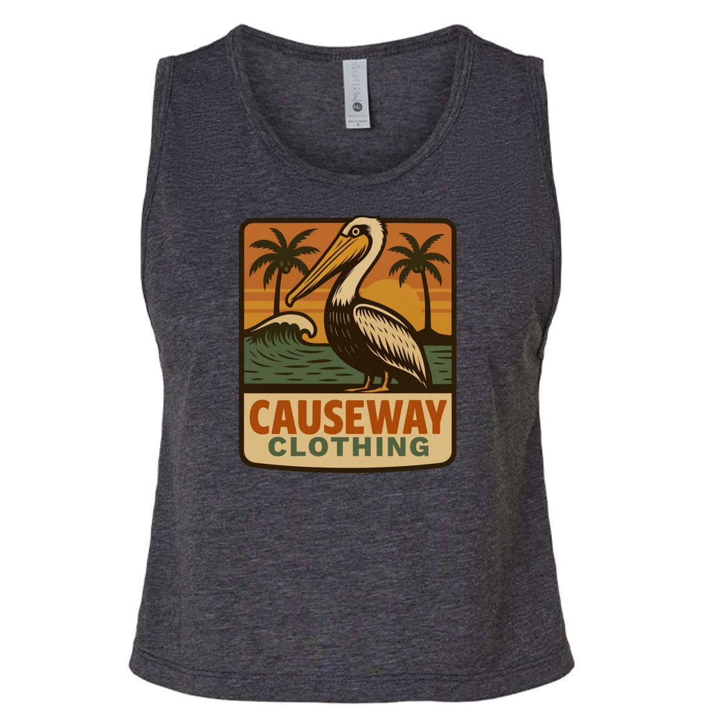 Pelican Sleeveless Tank - women’s coastal lifestyle apparel by Causeway Clothing