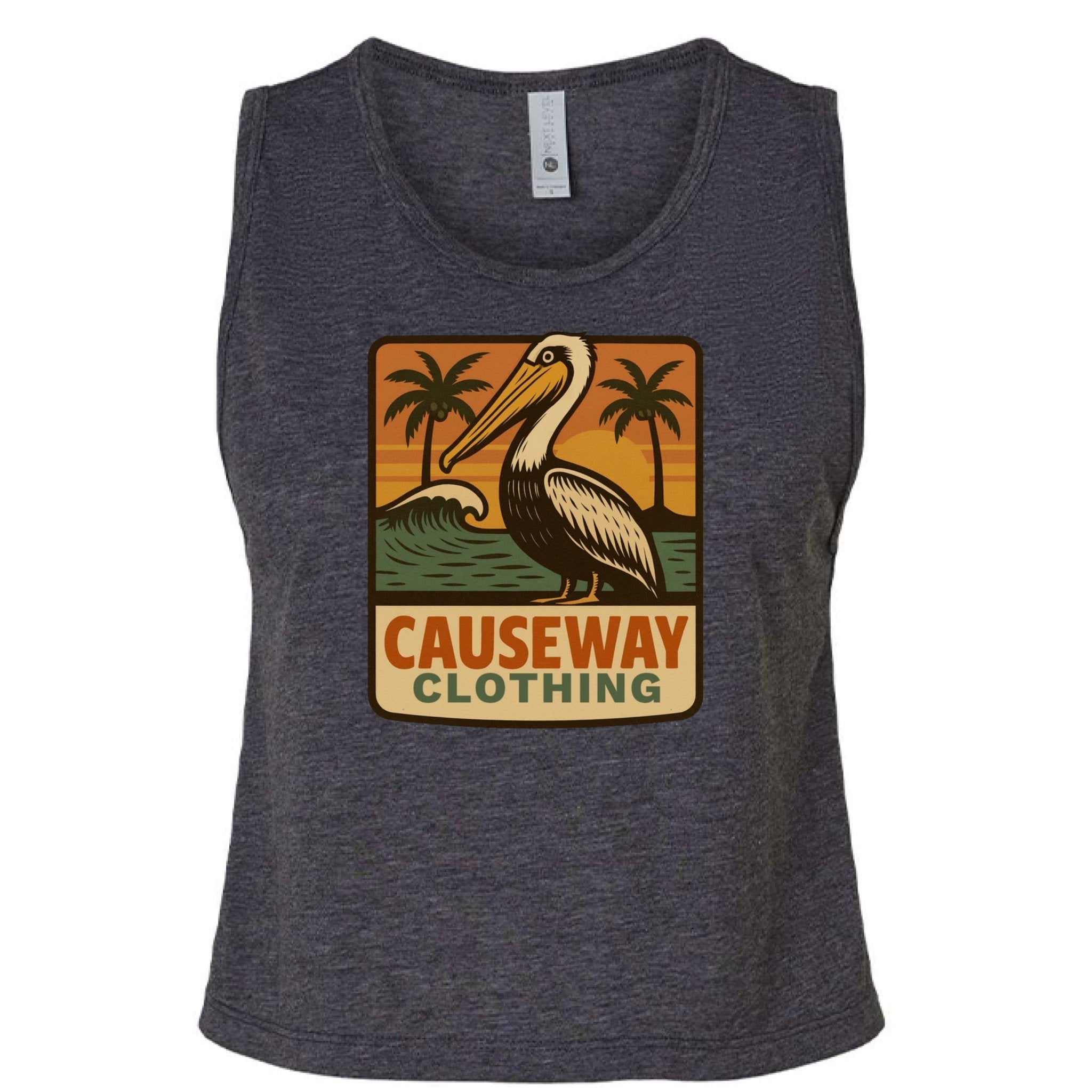 Pelican Sleeveless Tank - women’s coastal lifestyle apparel by Causeway Clothing